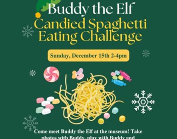 buddy the elf candied spaghetti challenge december 15, 2pm to 4pm