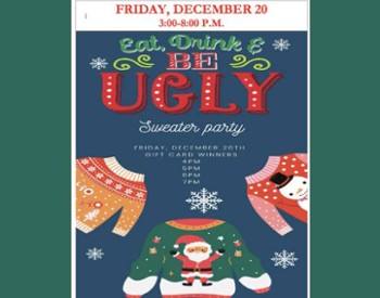 eat drink be ugly christmas party december 20