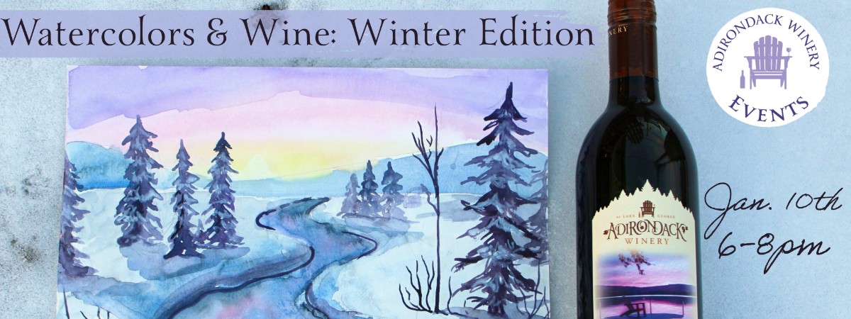 Watercolors & Wine: Winter Edition (1/10)