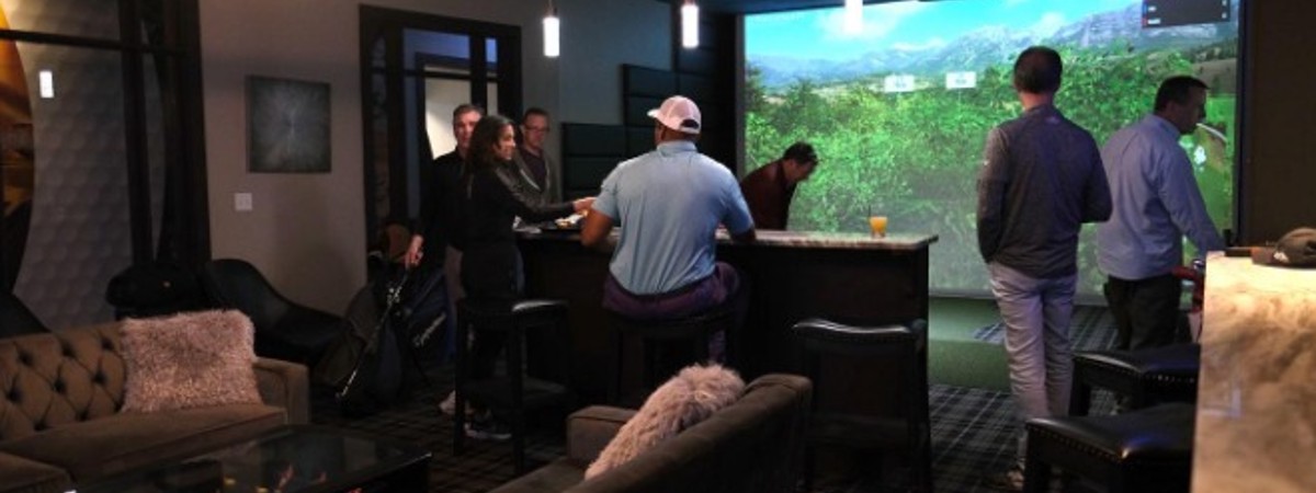 indoor golf room