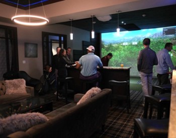 indoor golf room