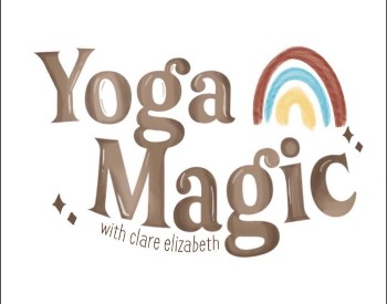 Yoga Magic with rainbow