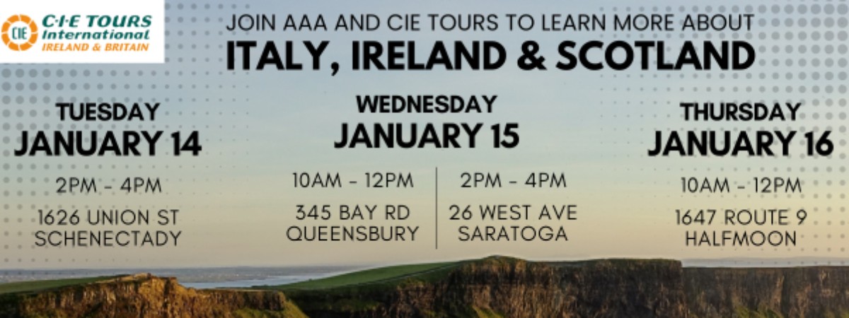 CIE Tours - Italy, Ireland & Scotland