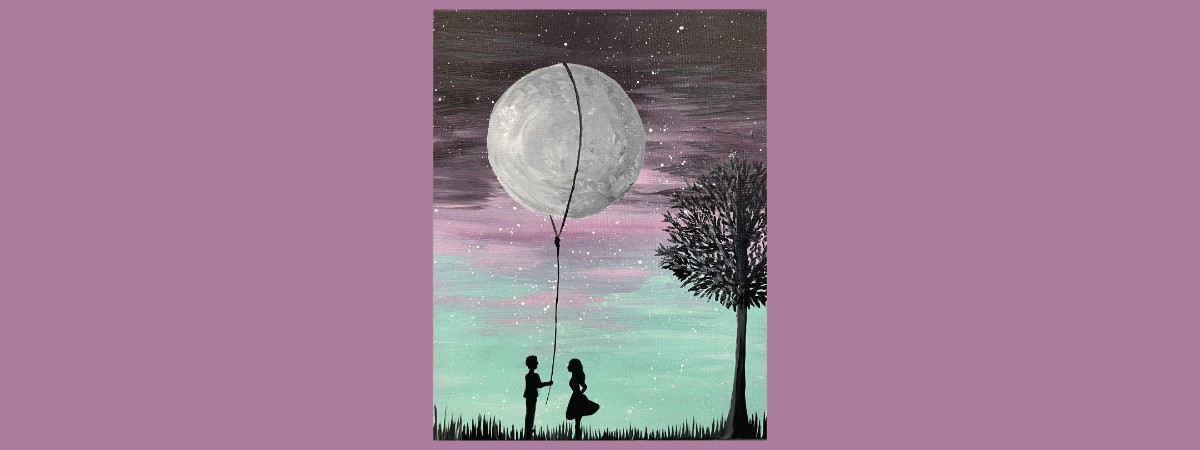 Give You the Moon Paint & Sip Event