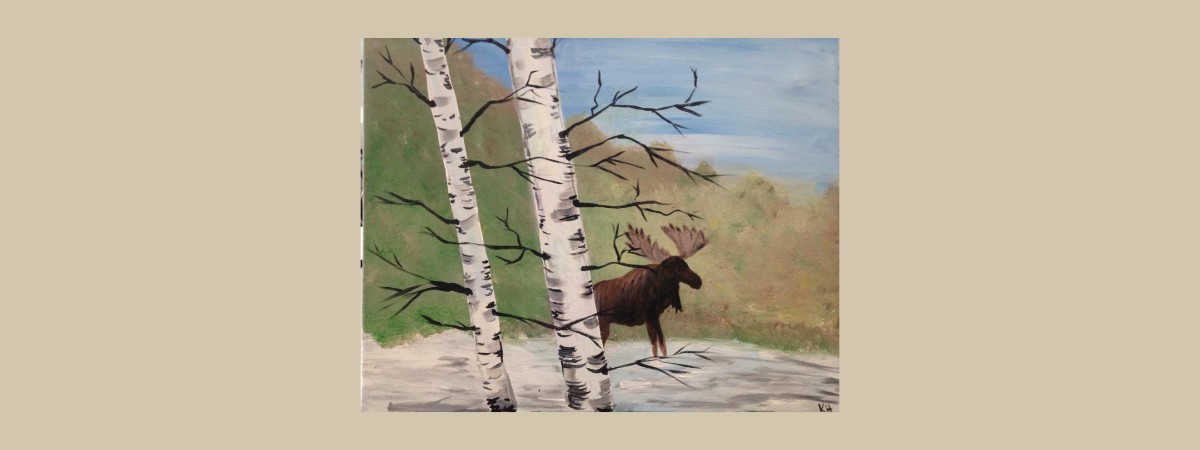 Moose Sighting Paint & Sip Event