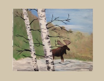 Moose Sighting Paint & Sip Event