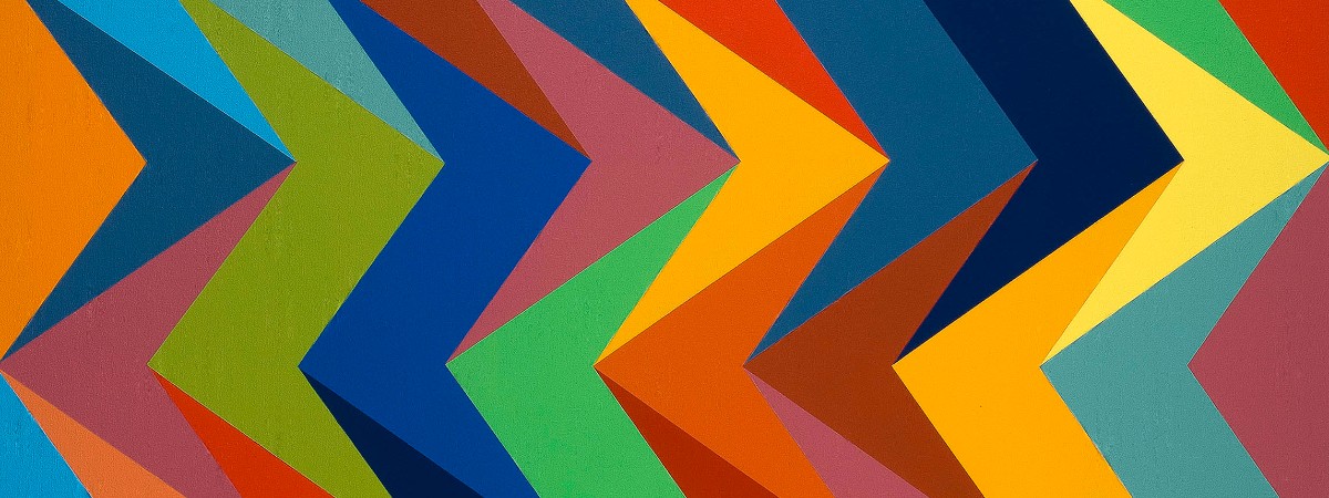 Odili Donald Odita, "Alive," 2010, Acrylic on canvas, 60x45 inches. Courtesy of the artist