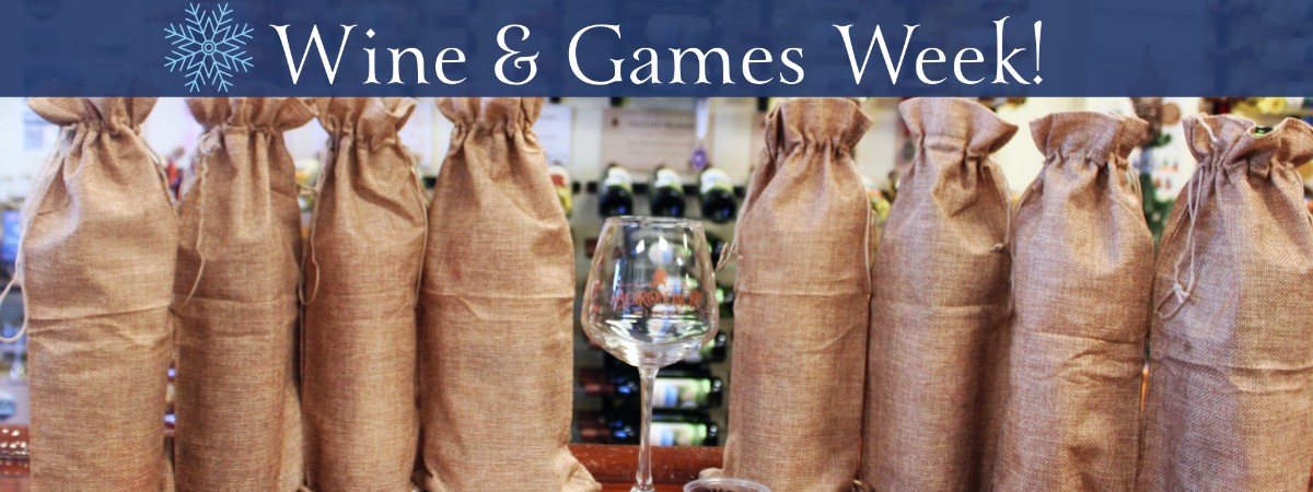 Wine & Games Week at Adirondack Winery!