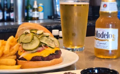 burger and beer