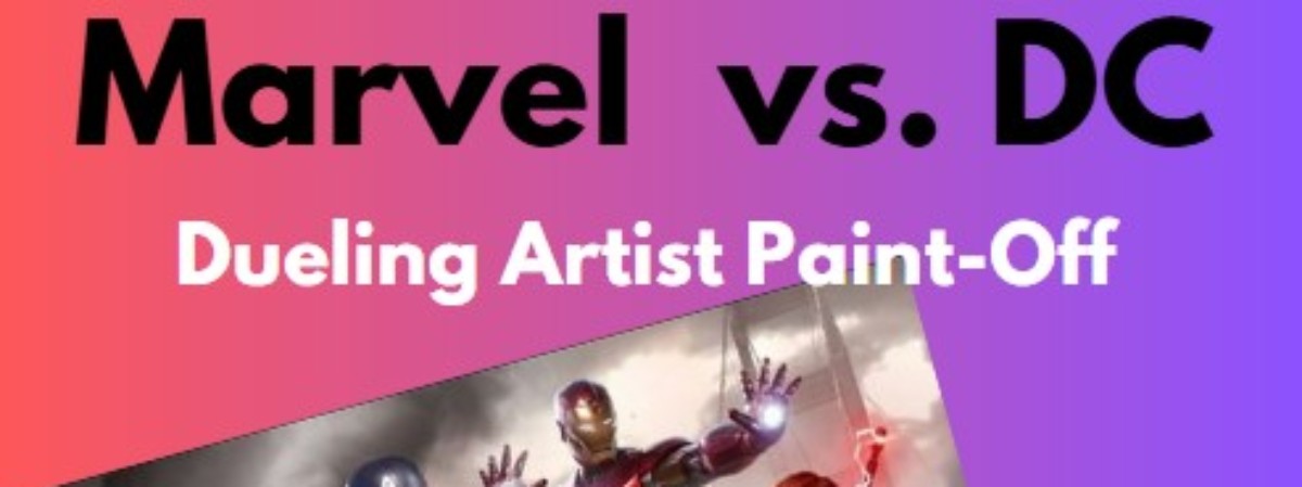 Marvel vs. DC Dueling Artist Paint-Off