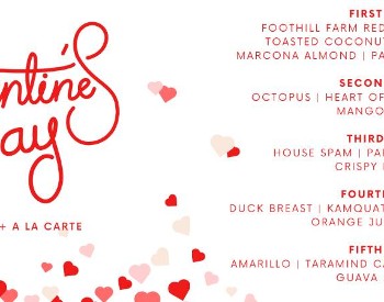 farmacy valentine's day menu