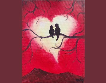 Love Birds Paint and Sip