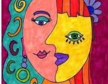 Learn how ot make you self portrait the Picasso Way!