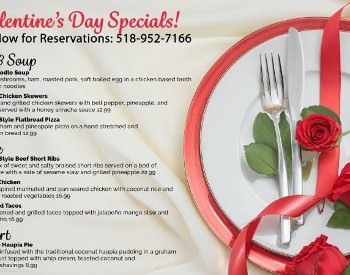 peddlers bistro valentine's day menu