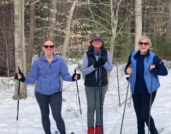 Come learn to ski or brush up on your Nordic skills at Brookhaven Winter Park's Ladies Lesson & Lunch event.