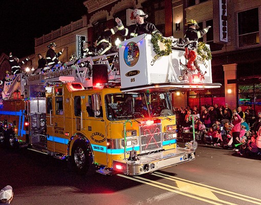 fire truck in parade