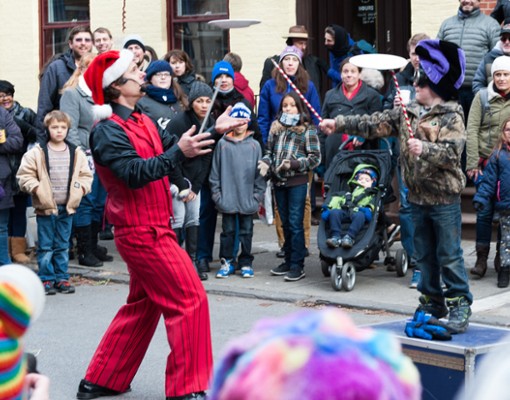 a performer at the event