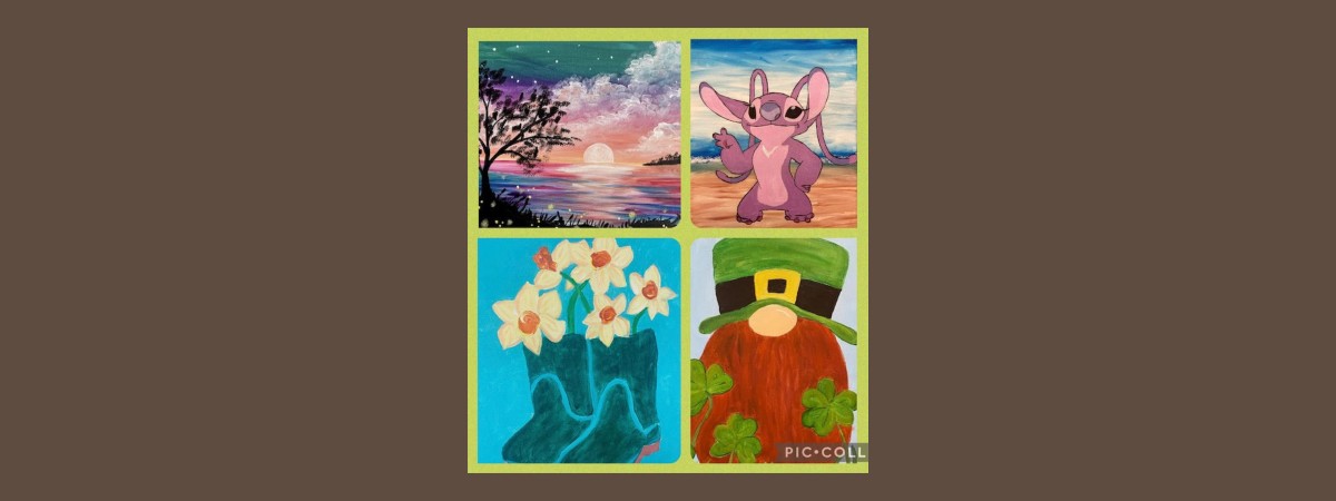 Open Art Studio March! Special: Choose a featured painting for $24