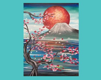 Sakura Paint & Sip Event