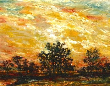 "Fire in the Sky" by Ralph Albert Blakelock