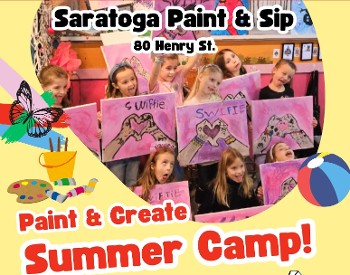 summer camp at paint and drip