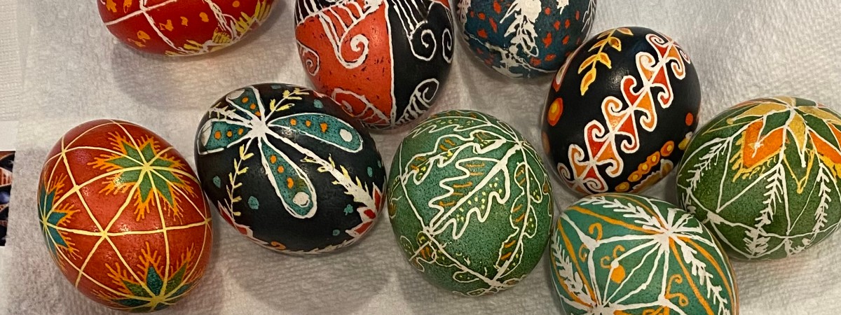 Decorated eggs