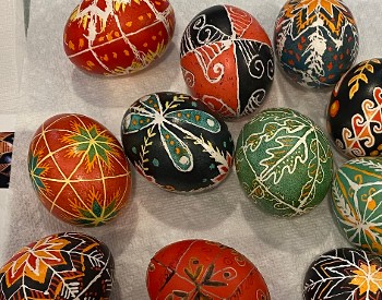 Decorated eggs