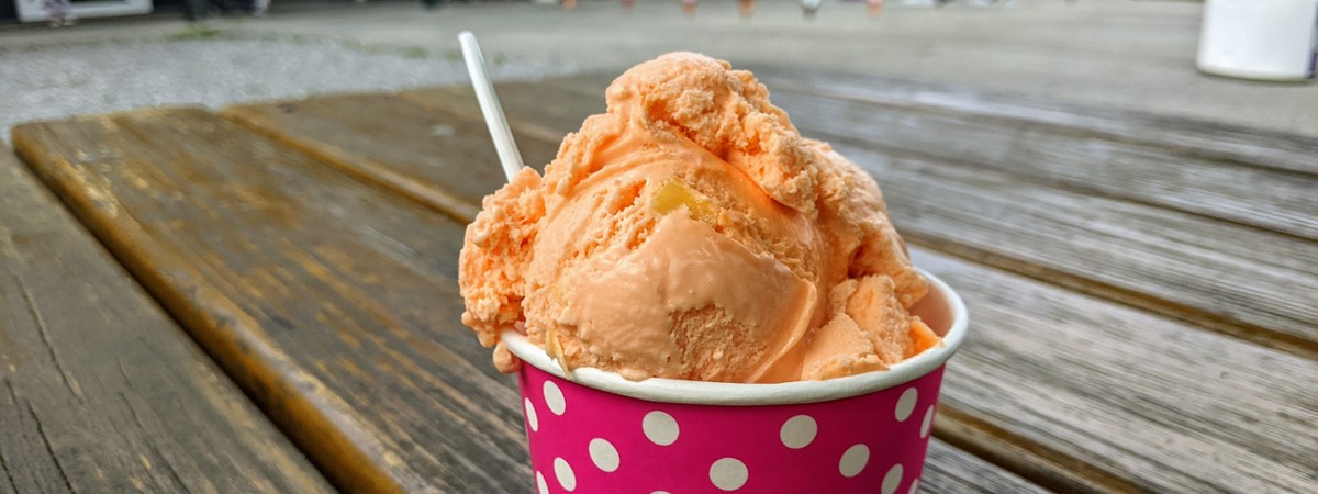 orange ice cream