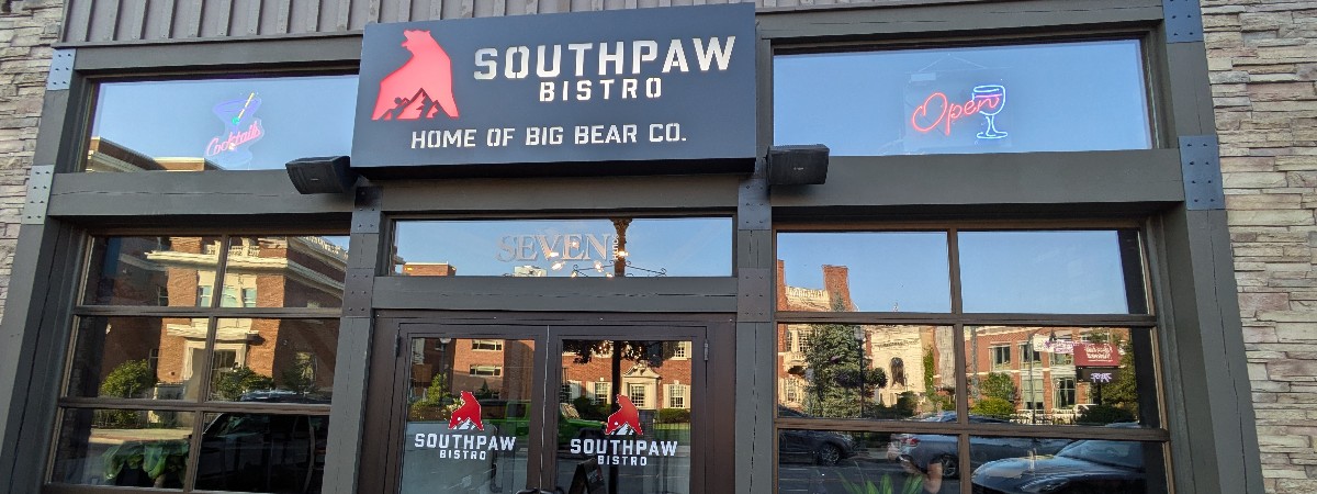 exterior of southpaw bistro