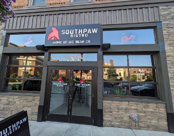 exterior of southpaw bistro