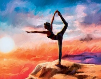 Paint and Sport: Yoga Sunset