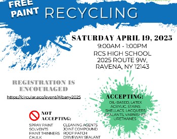Free Paint Recycling Event Flyer