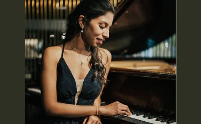 woman at piano