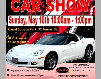 Car show event flyer