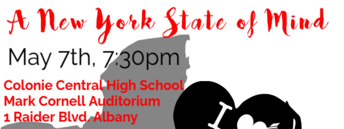Program info plus iconic images of New York