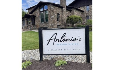 antionio's bistro sign in front restaurant