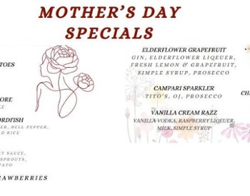 mothers day menu