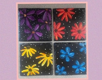 flower coasters