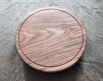 turned serving platter