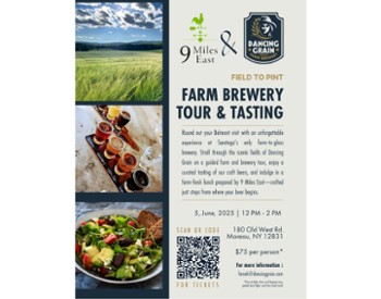 farm brewery tour event poster