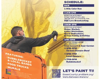 Walls Between Waters Mural Festival flyer