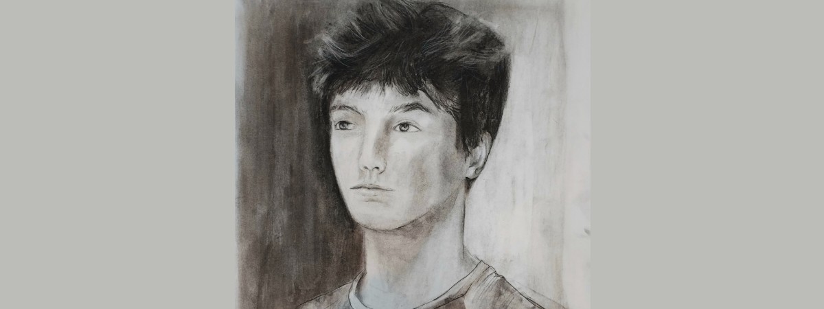 A portrait of a young man.