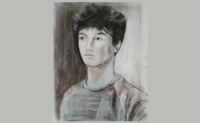 A portrait of a young man.