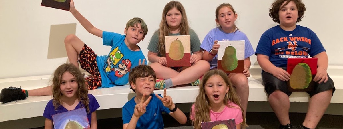 Kids in Summer Art Camp at The Hyde Collection.