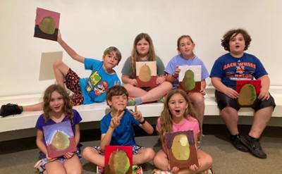 Kids in Summer Art Camp at The Hyde Collection. 