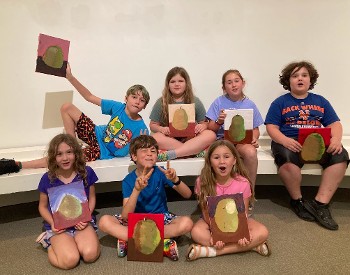 Kids in Summer Art Camp at The Hyde Collection.