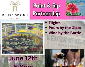 paint partnership keuka spring monet bridge
