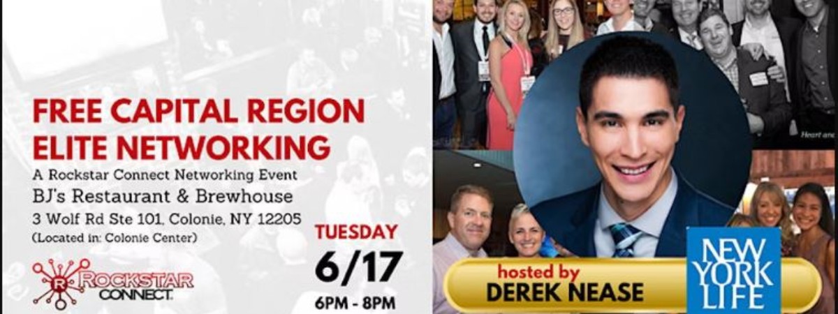 Free Capital Region Elite Rockstar Connect Networking Event (June, NY)