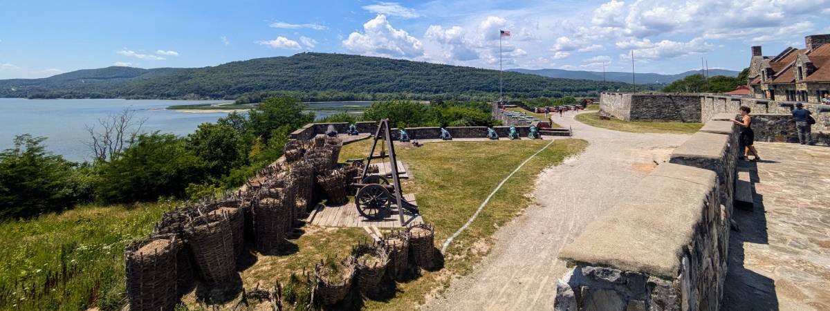 fort ticonderoga view of lake champlain and grounds