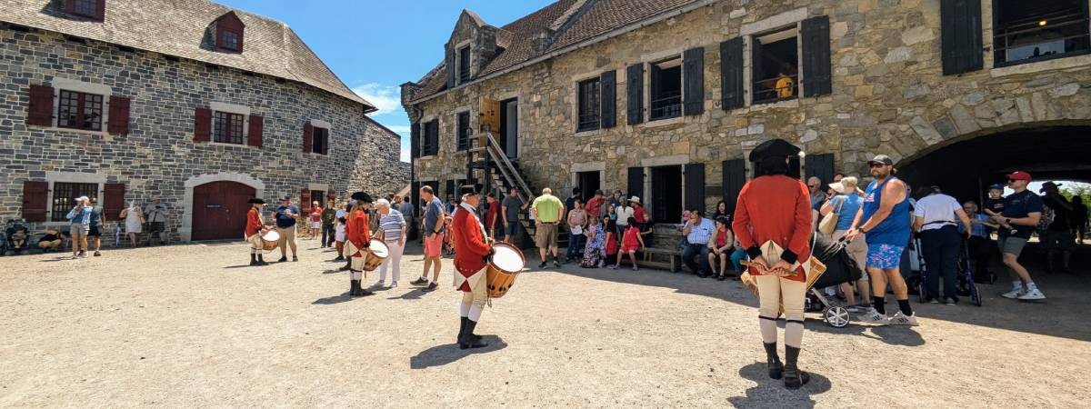 fort ticonderoga drummers